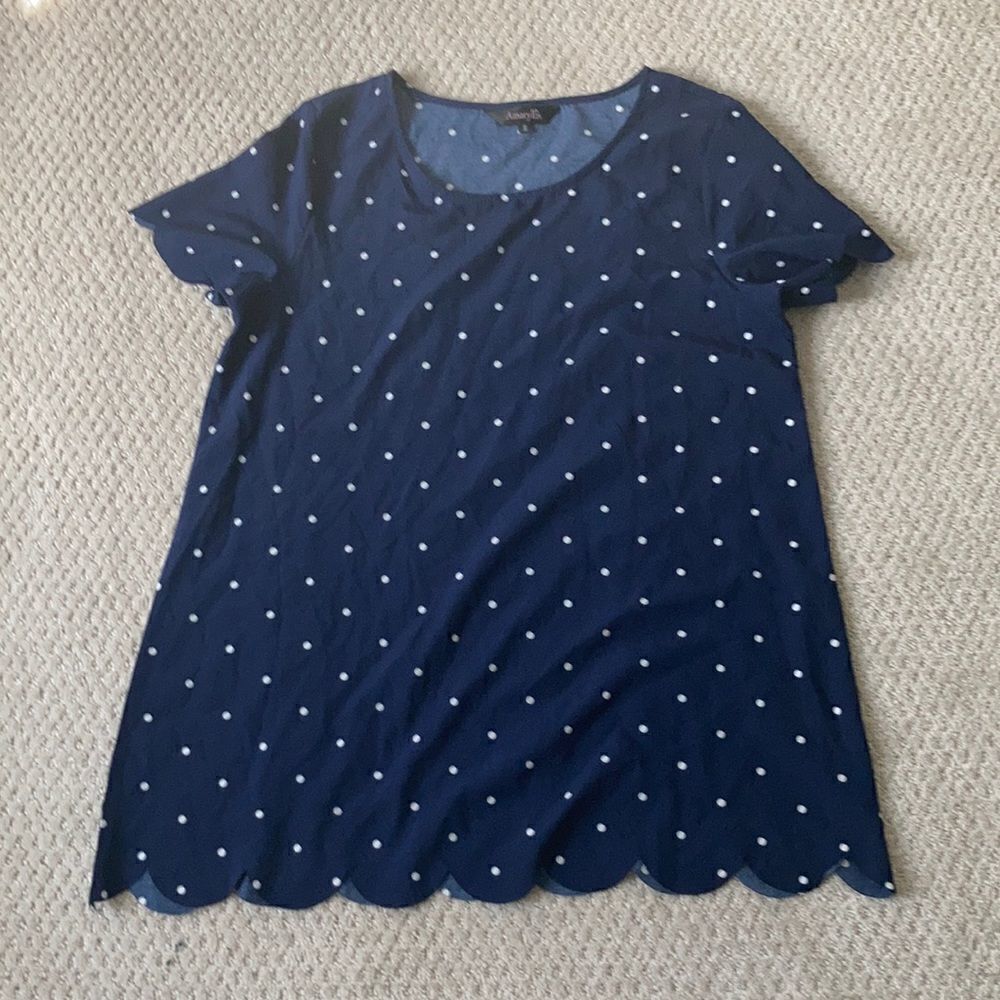 Polka dot blouse